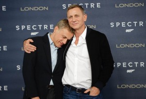 LONDON, ENGLAND - OCTOBER 22: Daniel Craig(R) and Christoph Waltz attend a photocall for "Spectre" at Corinthia Hotel London on October 22, 2015 in London, England. (Photo by Dave J Hogan/Dave J Hogan/Getty Images)