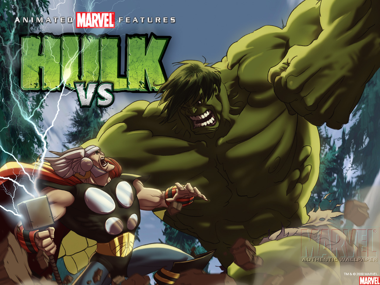 Hulk vs Thor, A Animação (2009)