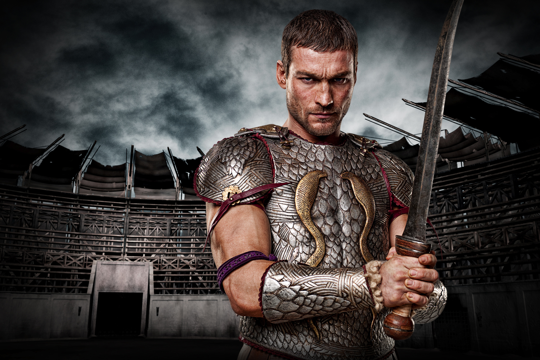 Spartacus (Blood and Sand, War of Damned, Vengeance e Gods of the Arena).