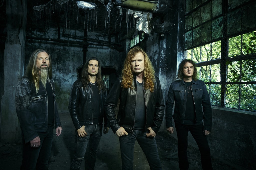 Chris Adler (bateria), Kiko Loureiro (guitarra), Dave Mustaine (vocal e guitarra), David Ellefson (baixo)