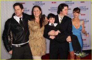 WEST HOLLYWOOD, CA - MARCH 01: (L-R) Actor Jamie Kennedy, actress Camryn Manheim, actor Connor Gibbs, actor David Conrad and actress Jennifer Love Hewitt attend the "Ghost Whisperer" 100th espisode celebration at XIV on March 1, 2010 in West Hollywood, California. (Photo by Frederick M. Brown/Getty Images)