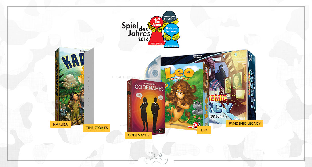 Confira a lista de indicados ao Spiel des Jahres 2016