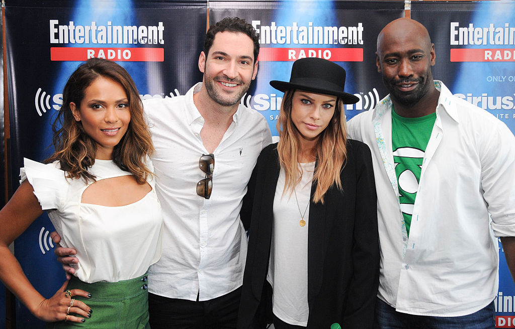 SAN DIEGO, CA - JULY 10: Actors Lesley-Ann Brandt, Tom Ellis, Lauren German and D.B. Woodside attend SiriusXM's Entertainment Weekly Radio Channel Broadcasts From Comic-Con 2015 at Hard Rock Hotel San Diego on July 10, 2015 in San Diego, California. (Photo by Vivien Killilea/Getty Images for SiriusXM)