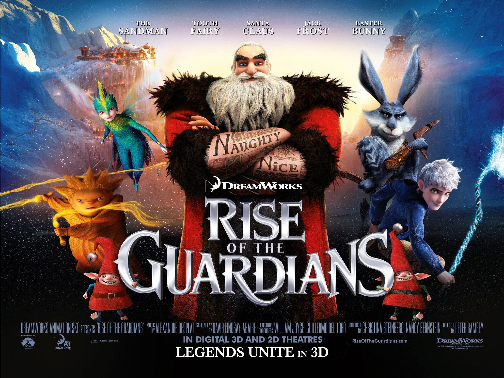 A Origem dos Guardiões (DreamWorks Animation – 2012):