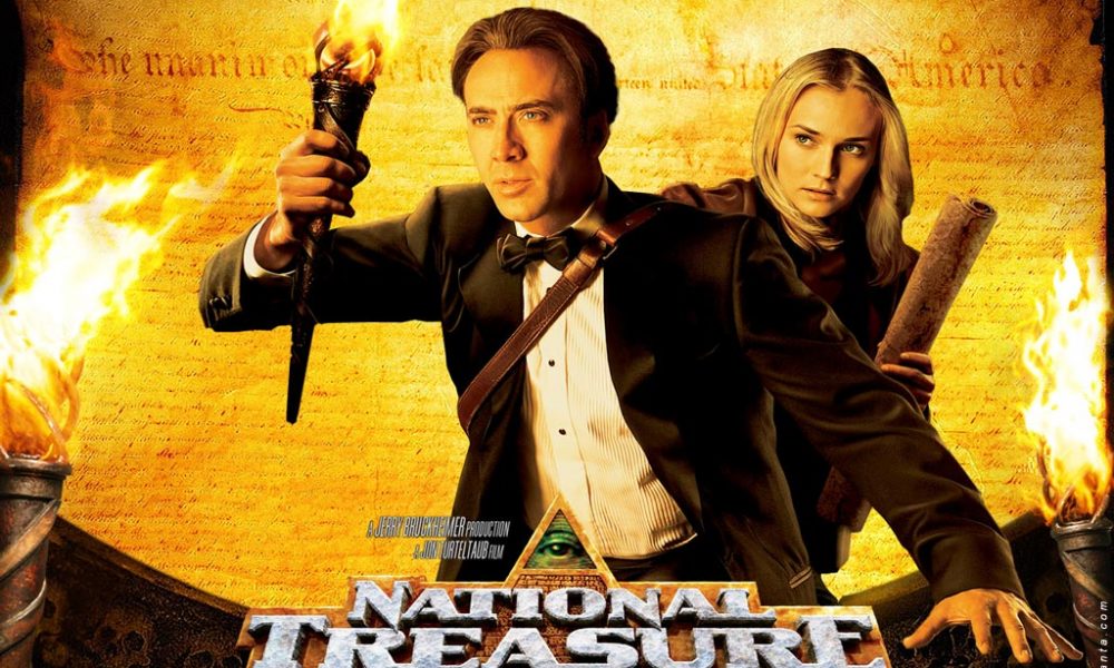  National Treasure: A Lenda do Tesouro Perdido de Jon Turteltaub e Nicholas Cage (2004 – 2007):