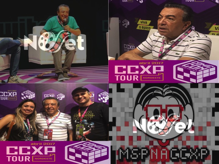  Maurício de Sousa e o Mestre Leonardo Casillo na Comic Con Tour Nordeste