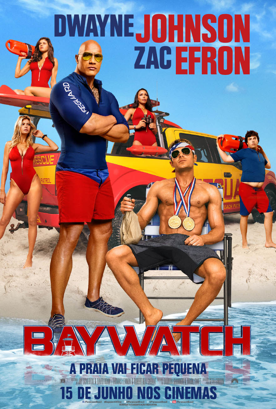 “Baywatch” ganha primeiro cartaz nacional oficial