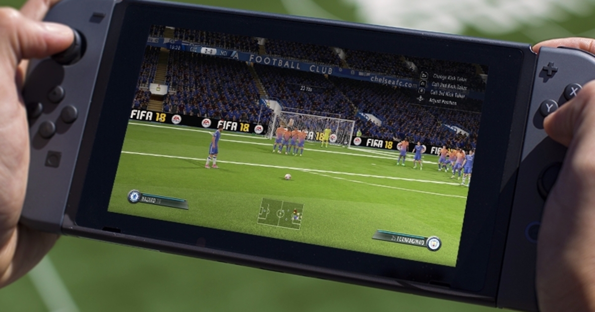 Gameplay de FIFA 18 diretamente do Nintendo Switch