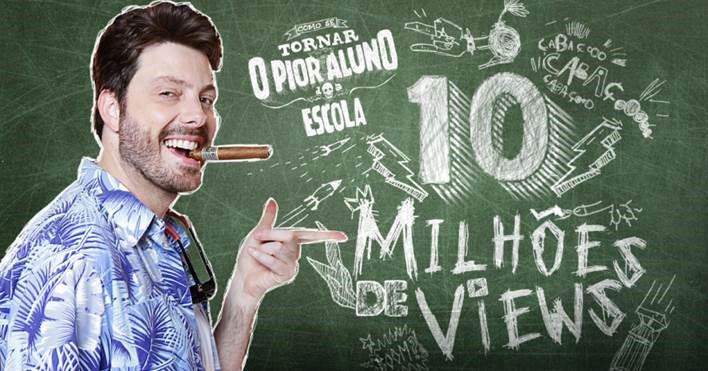 Como Se Tornar o Pior Aluno da Escola: Trailer alcança marca de 10 milhões de ‘views’ na página do Danilo Gentili no Facebook
