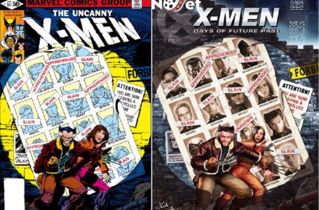X-Men: Dias de um Futuro Esquecido. As várias capas em homenagem ao clássico da HQ.