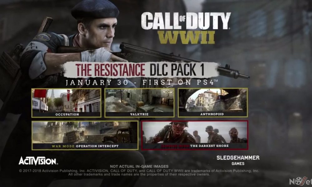  Call of Duty WWII – DLC Resistance tem data para lançamento!