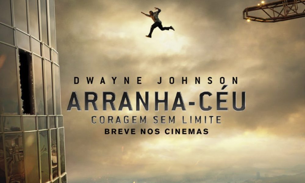  Universal Pictures divulga primeiro cartaz do novo filme de Dwayne Johnson: “Arranha-Céu: Coragem Sem Limite”
