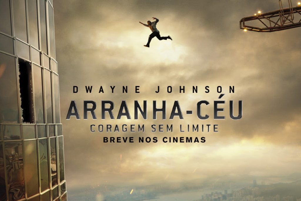 Universal Pictures divulga primeiro cartaz do novo filme de Dwayne Johnson: “Arranha-Céu: Coragem Sem Limite”