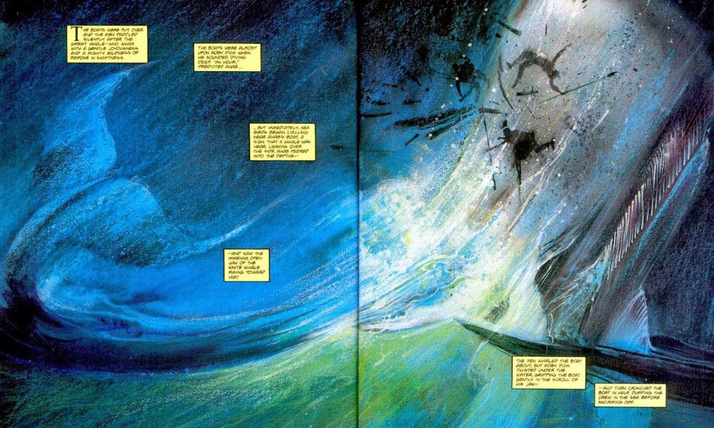  Moby Dick: resenha da primeira edição da série Classics Illustrated.