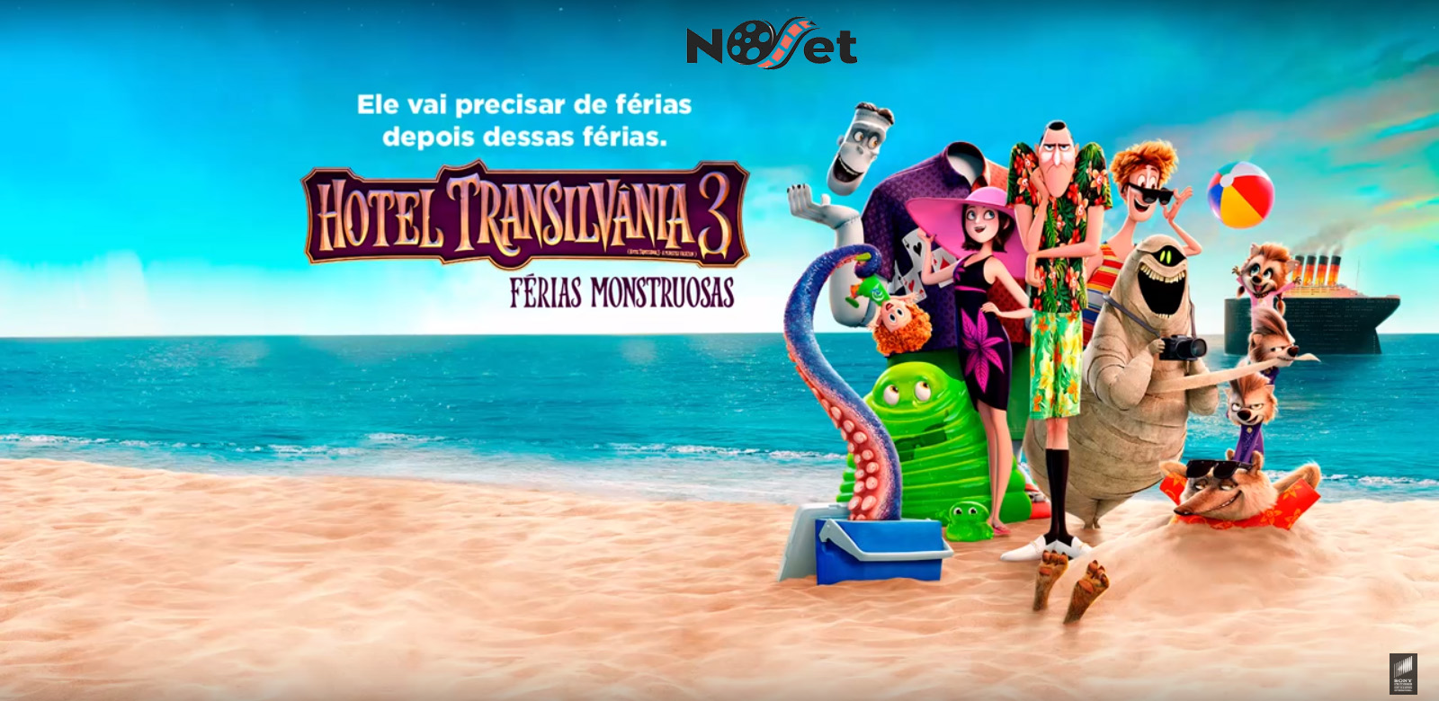 Confiram uma cena na íntegra de Hotel Transilvânia 3!