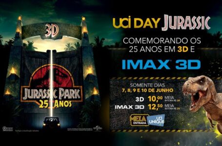 UCI exibe o primeiro Jurassic Park para celebrar os 25 anos da franquia