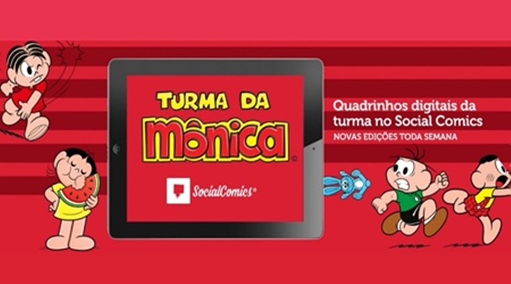 Social Comics tem Turma da Mônica? Tem sim senhor!