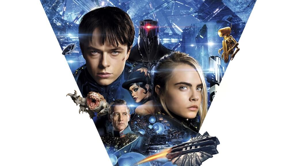 Valerian e a Cidade dos Mil Planetas de Luc Besson (2017).