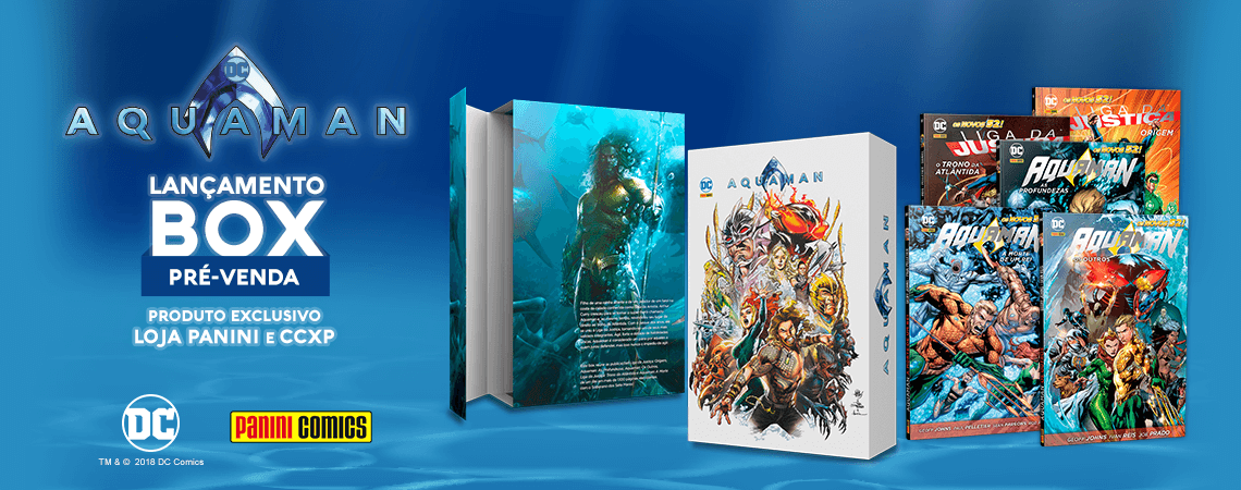 Panini lança dois boxes espetaculares: “Noites de Trevas – Metal” e “Aquaman”.