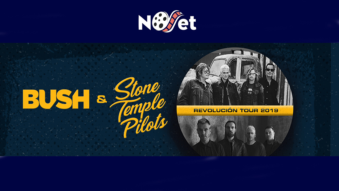 Stone Temple Pilots e Bush estarão no Revolución Tour 2019 em São Paulo.