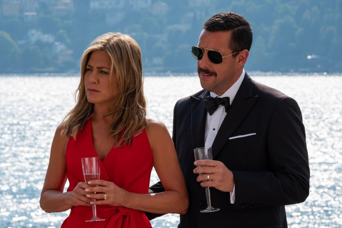 Jennifer Aniston e Adam Sandler invadirão a Netflix dia 14 de junho com “Mistério no Mediterrâneo”