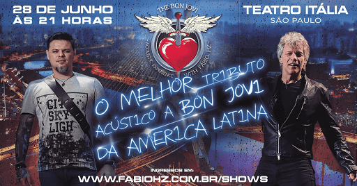 Tributo acústico a Bon Jovi vai reunir fãs em São Paulo