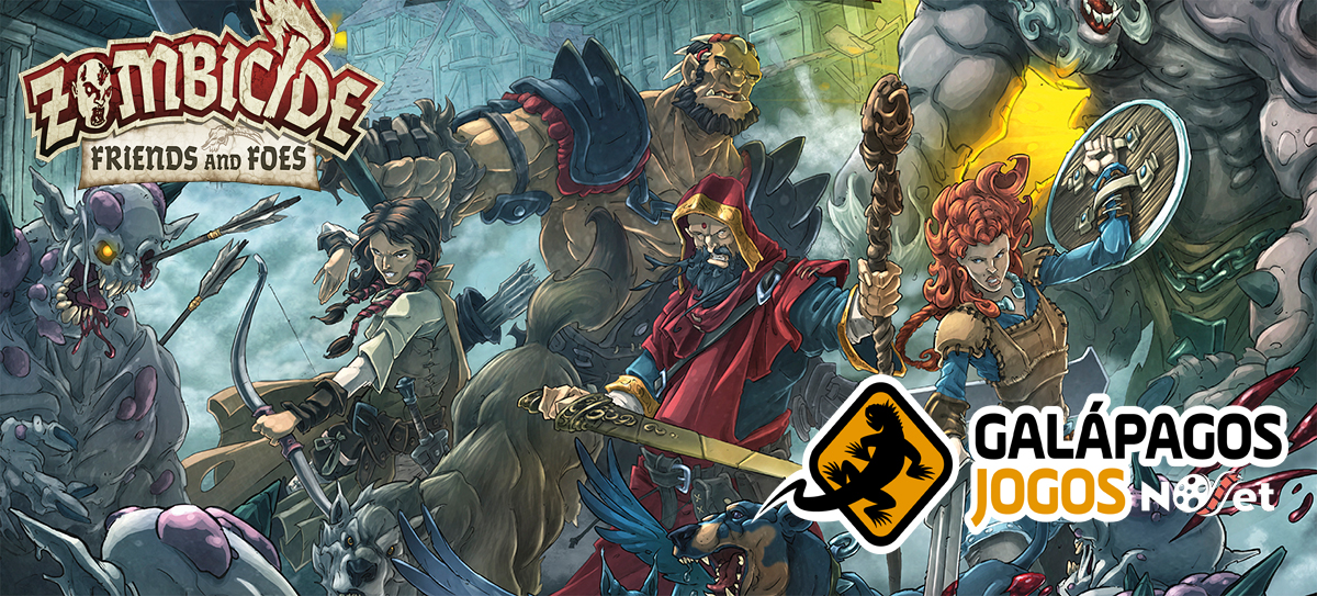 Galápagos Jogos anuncia expansão de Black Plague e Green Horde da série Zombicide.