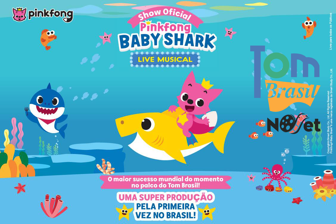 Baby Shark Live: O maior sucesso mundial do momento no Tom Brasil