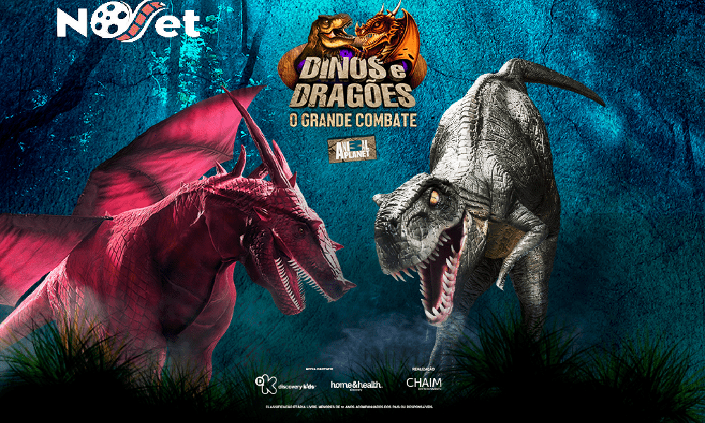  Dinos & Dragões: atração estreia 12 de outubro no Rio de Janeiro! Diversão para toda a família.