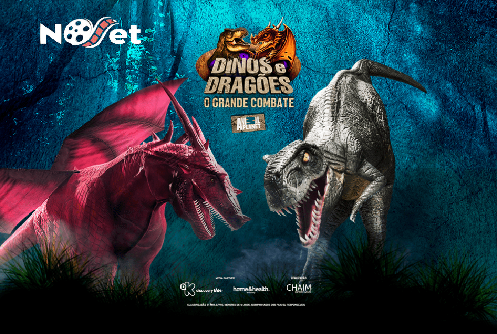 Dinos & Dragões: atração estreia 12 de outubro no Rio de Janeiro! Diversão para toda a família.