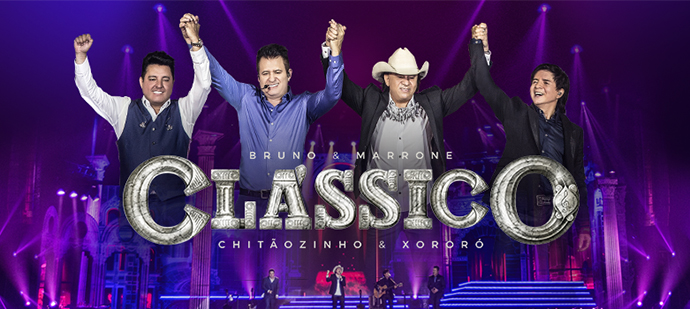  Chitãozinho & Xororó e Bruno & Marrone voltam ao UnimedHall com o show “Clássico”