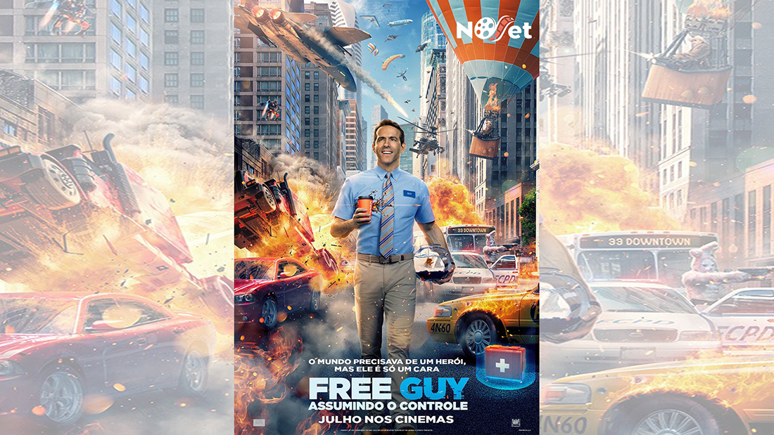 CCXP revela o retorno de Ryan Reynolds em “Free Guy – Assumindo o Controle”.