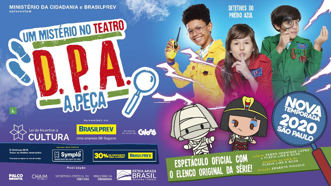 Teatro Procópio Ferreira recebe temporada de D.P.A – A Peça: Um Mistério no Teatro