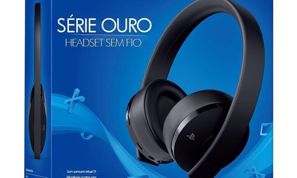  Headset sem fio Série Ouro da PlayStation chega ao Brasil
