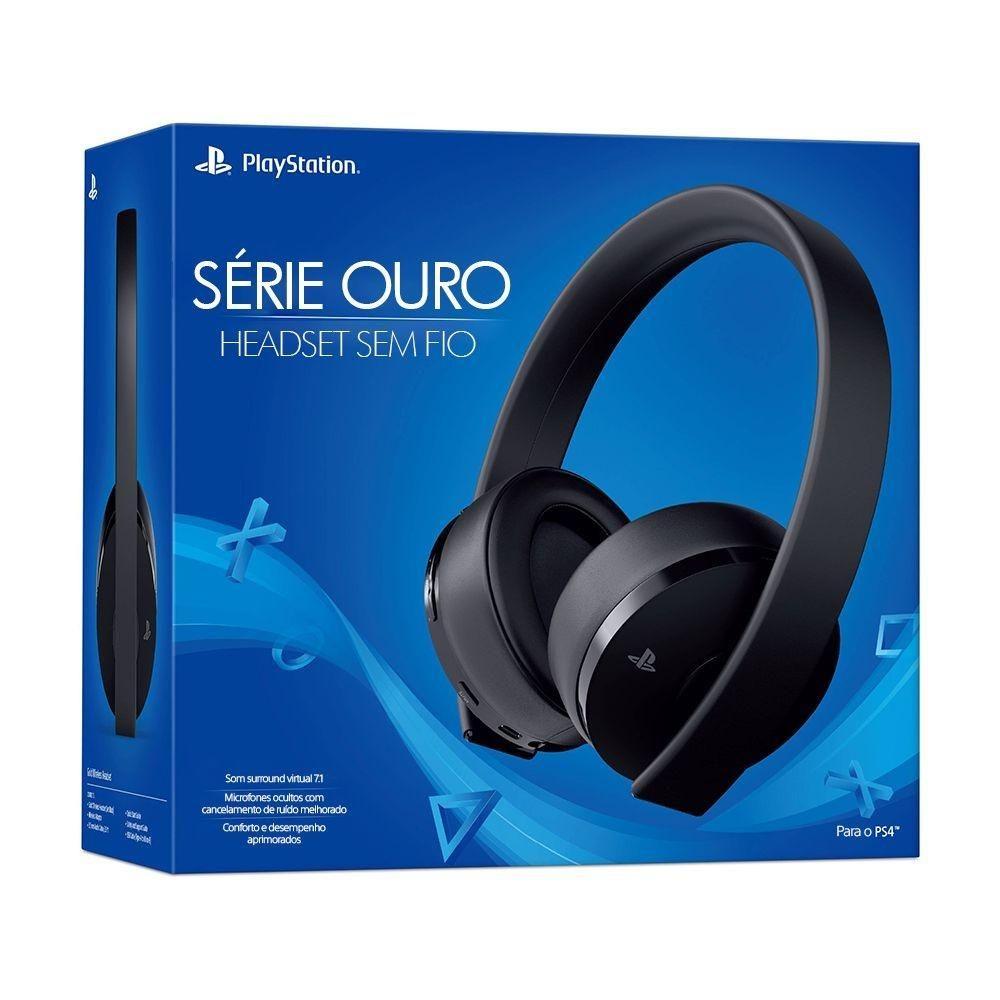 Headset sem fio Série Ouro da PlayStation chega ao Brasil