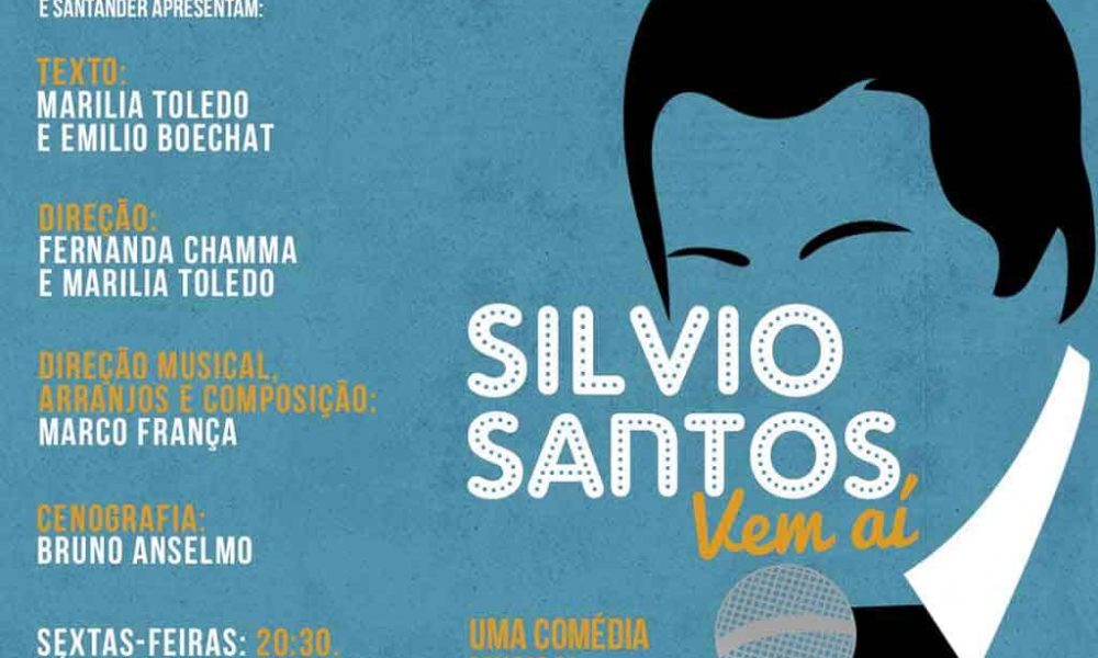  Comédia musical ‘Silvio Santos Vem Aí’, estreia no teatro 033 Rooftop.
