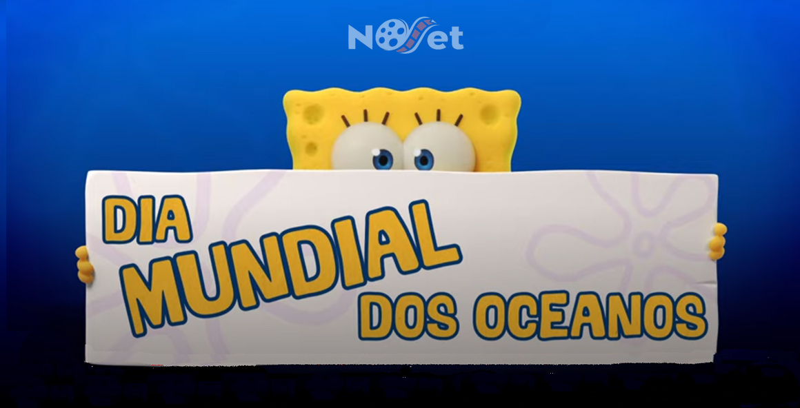 Bob Esponja e sua turma dão o recado neste Dia Mundial dos Oceanos.