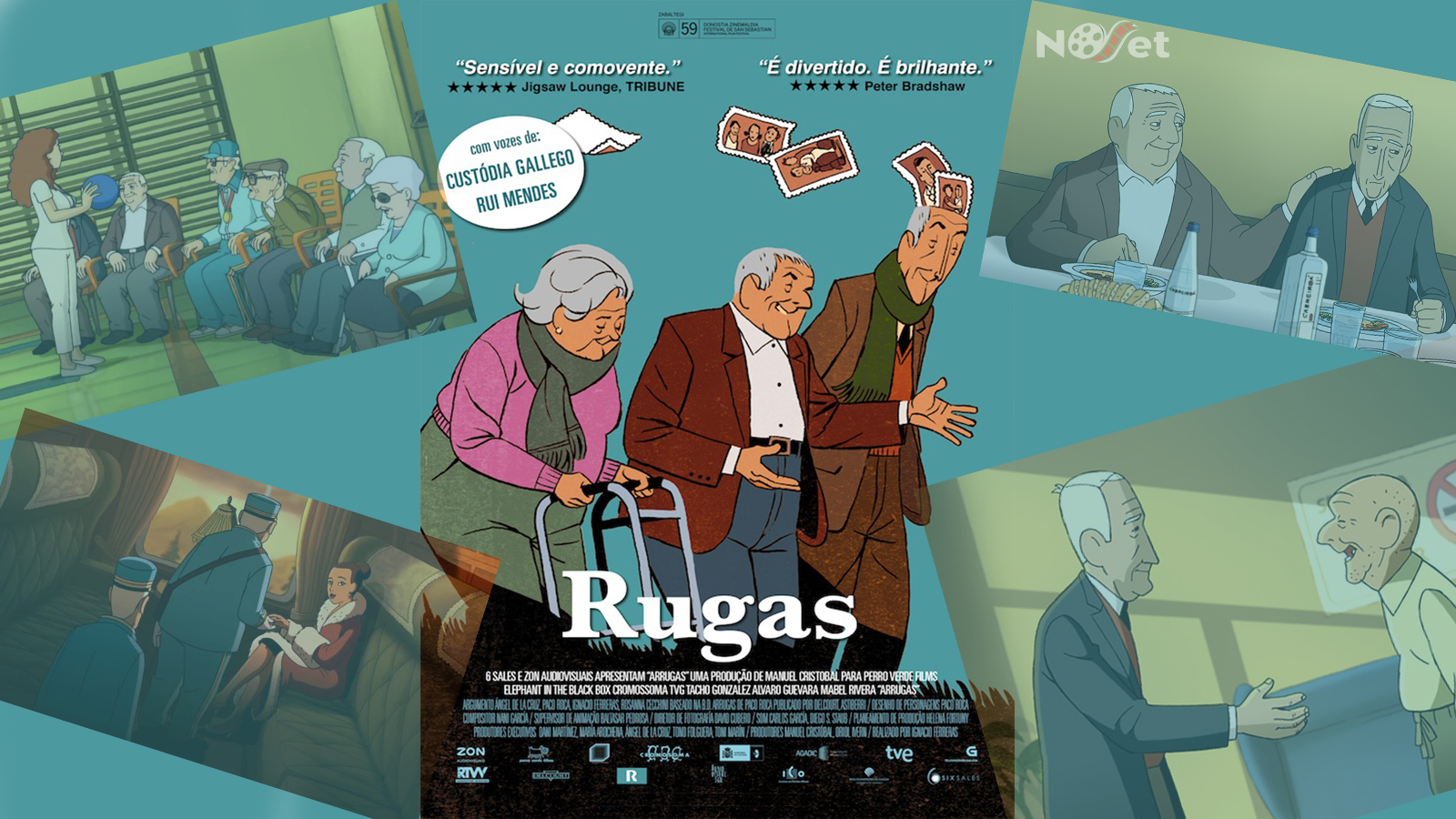 Rugas (Arrugas – 2011). Perfeita e emocionante adaptação da obra-prima de Paco Roca