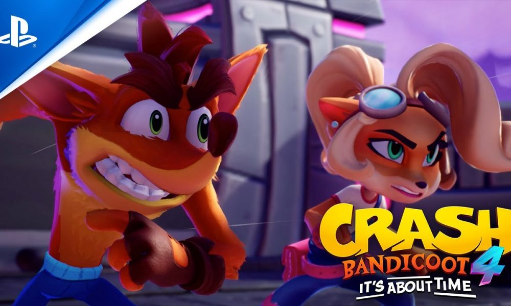  Crash Bandicoot 4: It’s About Time – Confira o novo trailer de gameplay