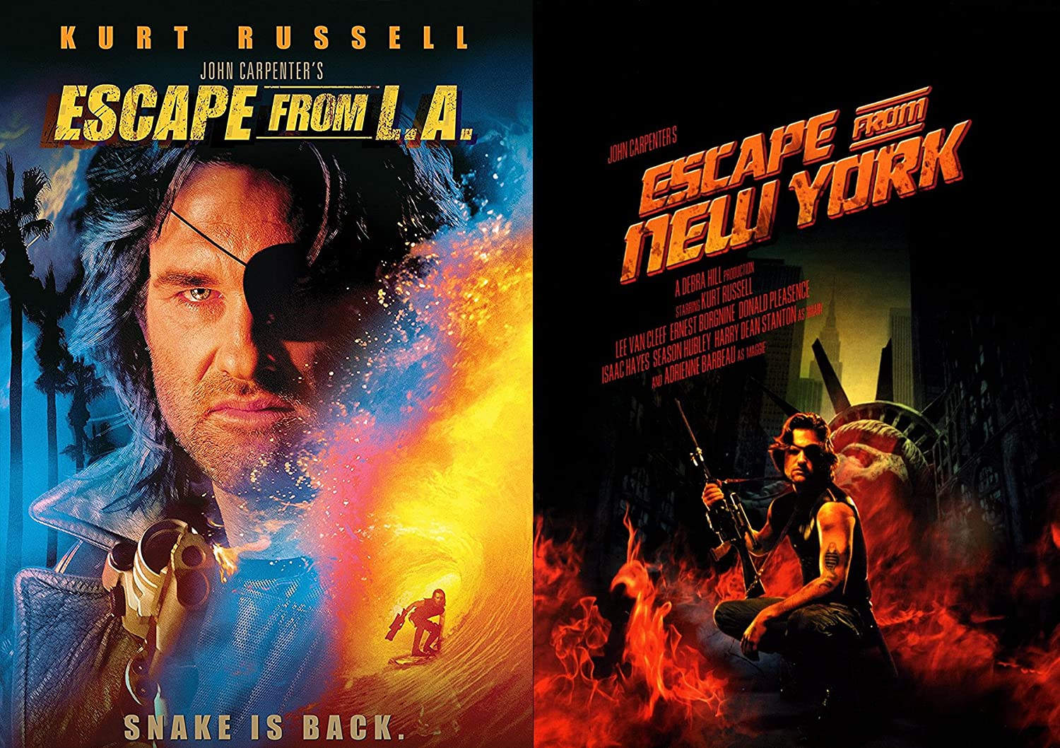 Fuga de Nova York e Los Angeles de John Carpenter (1981 – 1996)