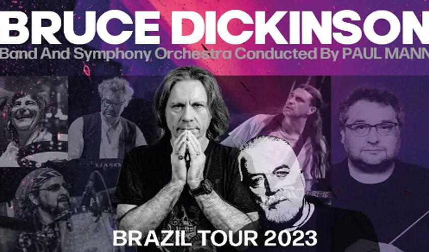  The Music of Jon Lord and Deep Purple com Bruce Dickinson, Banda e Orquestra chega ao Brasil em abril de 2023.