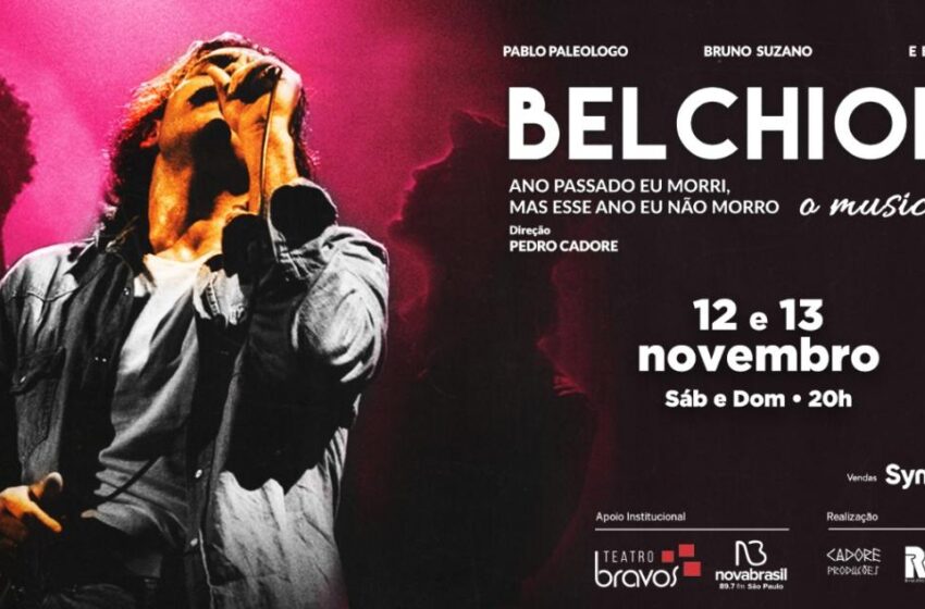  Belchior – O Musical, de enorme sucesso sobre a obra de Belchior, está de volta a São Paulo