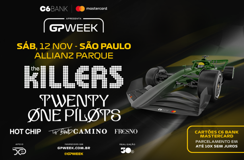  The Killers e Twenty One Pilots se apresentam no Festival GPWeek em São Paulo no Allianz Parque