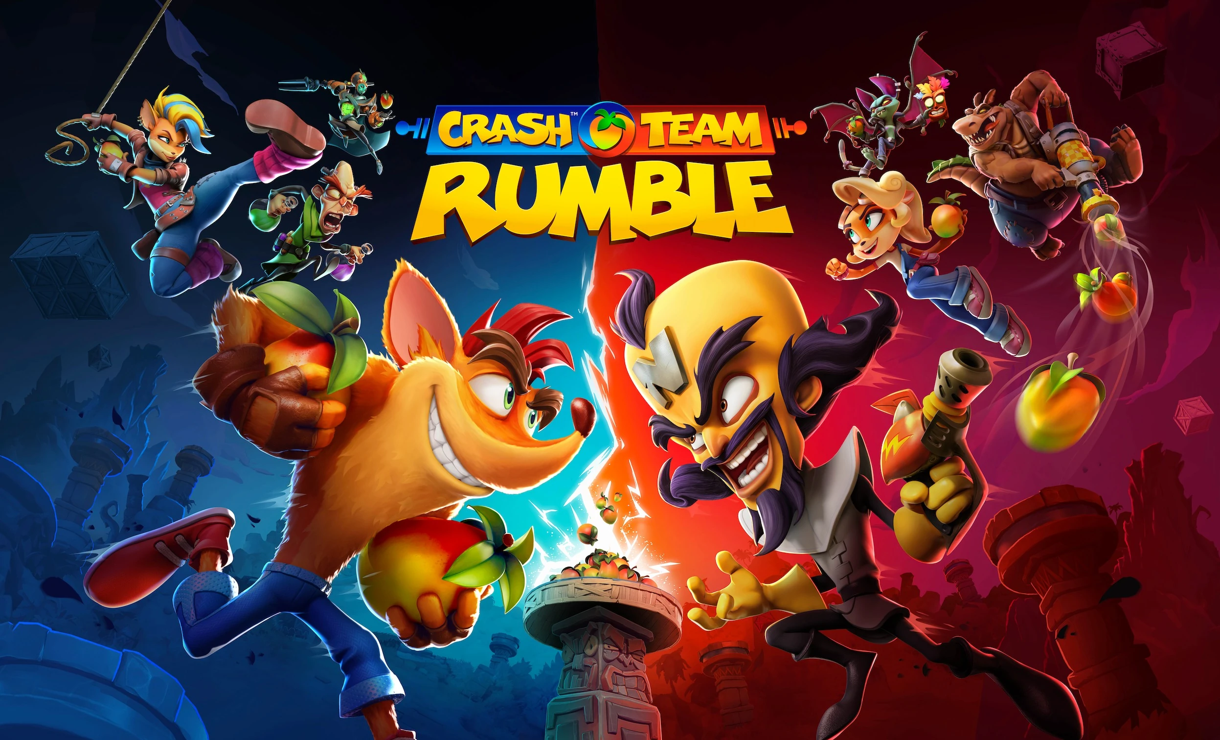 Crash Bandicoot retorna em Crash Team Rumble, um jogo competitivo completamente novo de quatro Vs. quatro