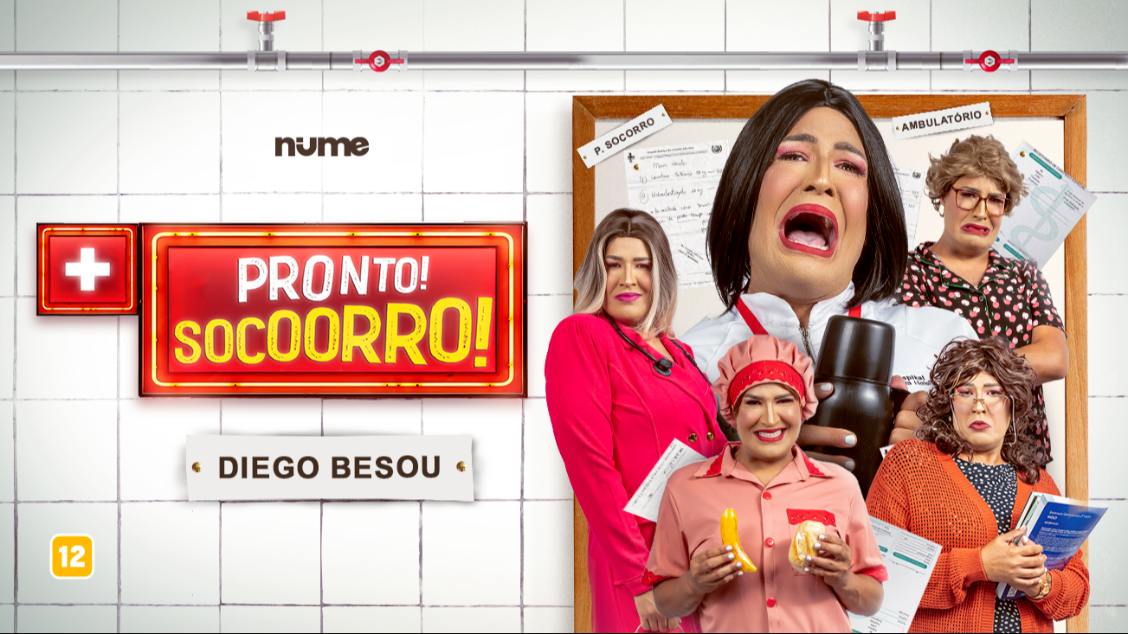 Diego Besou Traz o Hilariante Show Pronto! Socoorro! para São Paulo