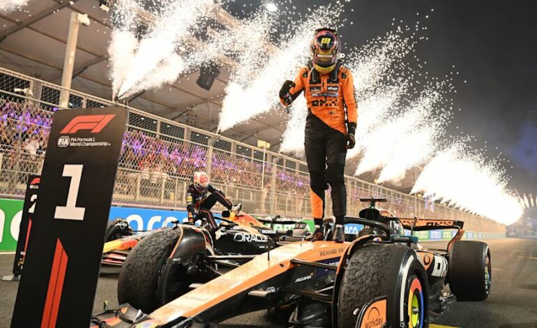 Piastri vence na Arábia Saudita e assume liderança do campeonato