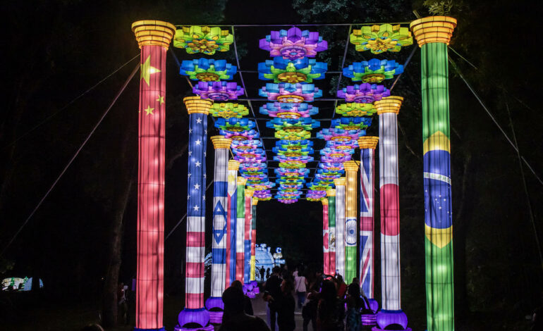 Últimos dias para visitar o “LekTrik: Um Festival de Luzes” no Jardim Botânico de São Paulo