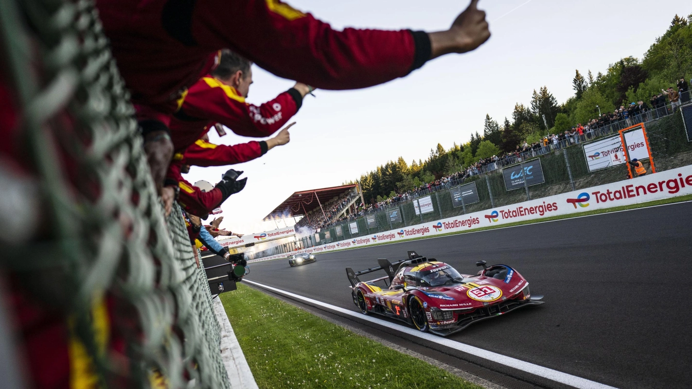 Ferrari conquista vitória suada e histórica nas 6 Horas de Spa 2025 diante de público recorde