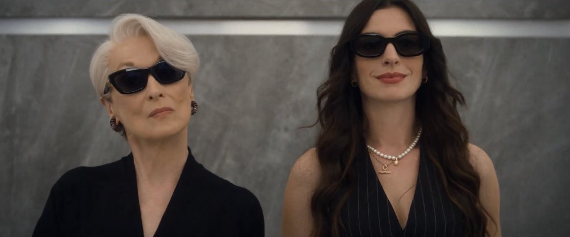 Meryl Streep e Anne Hathaway se reencontram em trailer de “O Diabo Veste Prada 2”