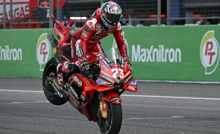 Bastianini vence sprint e Bagnaia domina corrida principal no GP da Tailândia